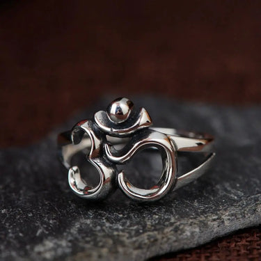 Sacred Om Silver Ring-Your Soul Place